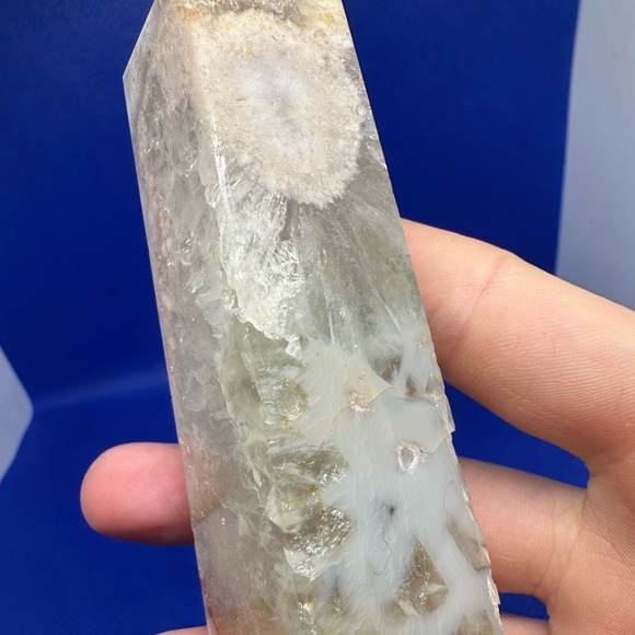 Pink Amy/ Flower Agate Tower - Picture 3 of 7